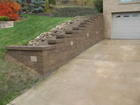 Driveway Retaining Wall